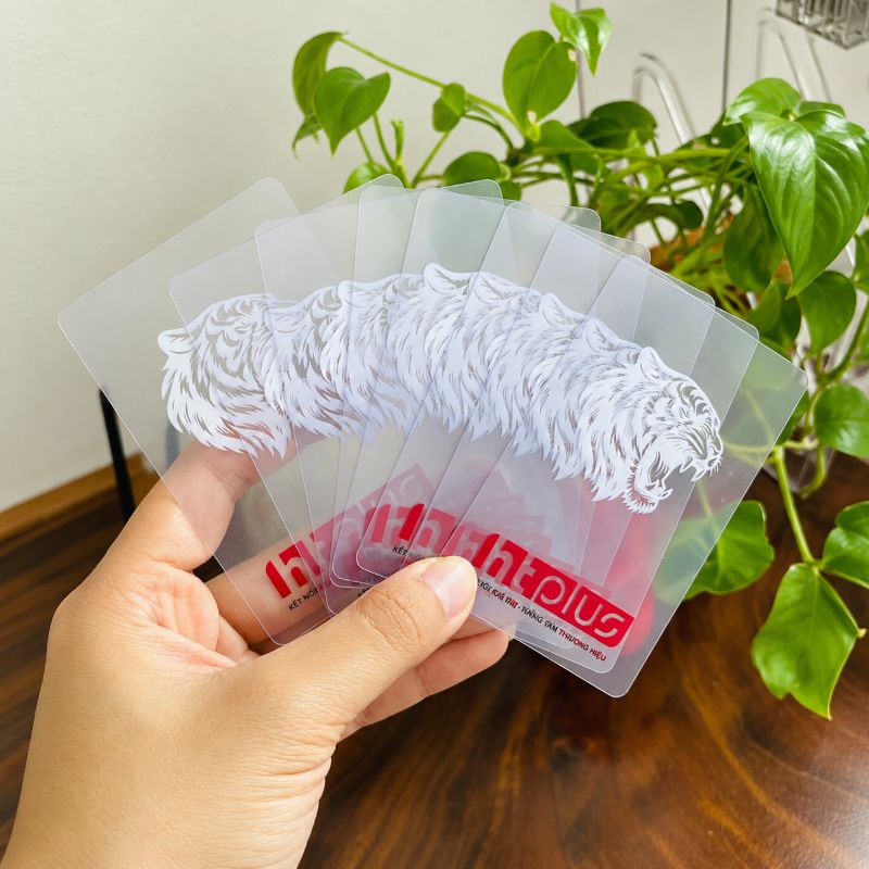 Transparent Plastic Cards