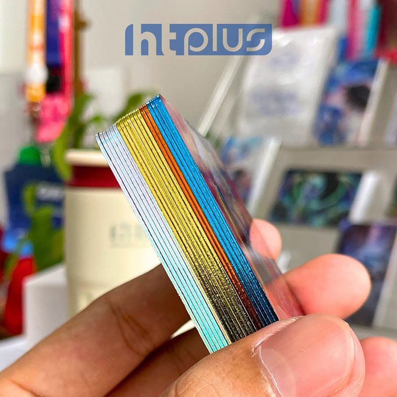 Edge-Coated Plastic Cards